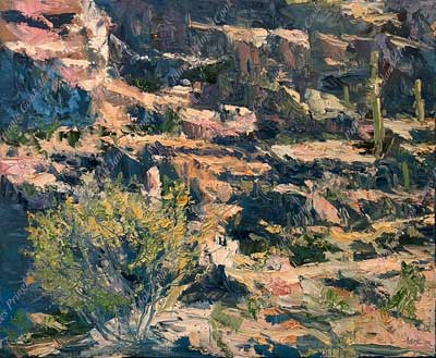 James Pringle Cook oil painting of Lazar Canyon #1