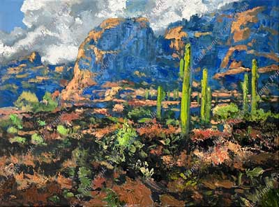 James Pringle Cook oil painting of Lazar Canyon #3